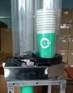 Cup dropper test Cup dropper test